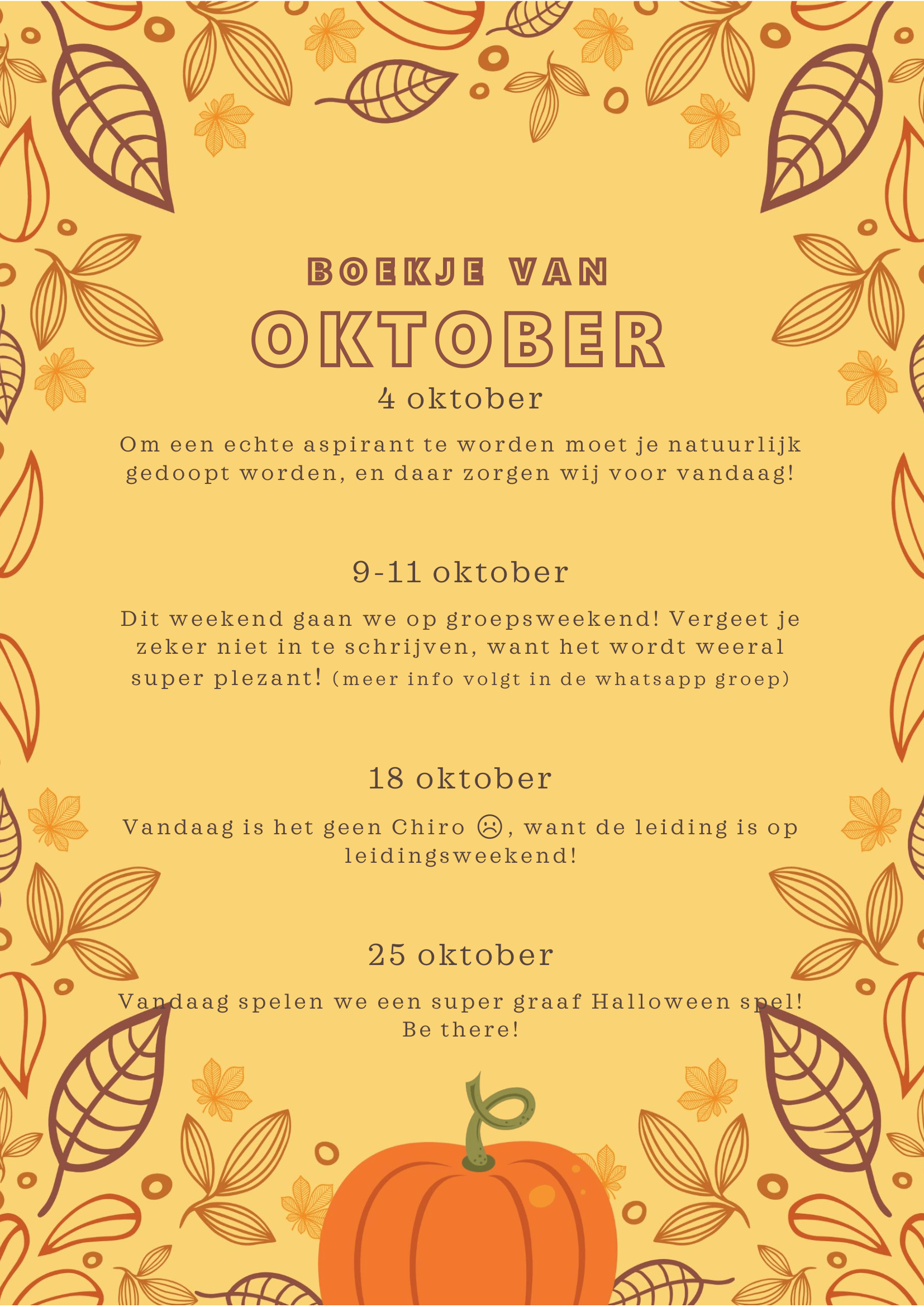 Aspi maandboekje oktober